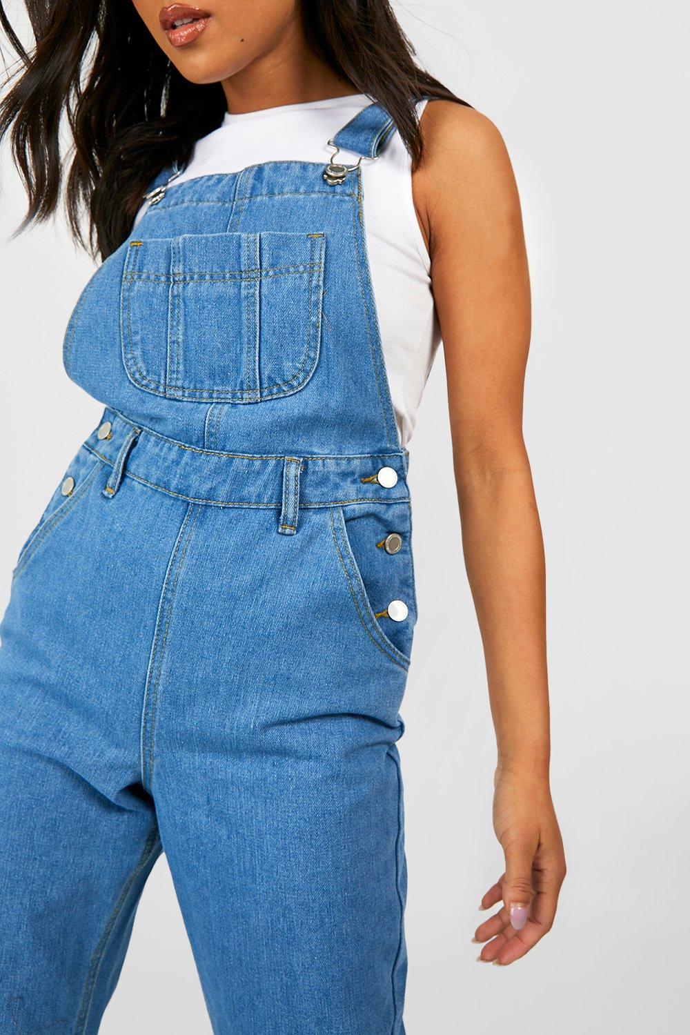 Boohoo petite dungarees clearance